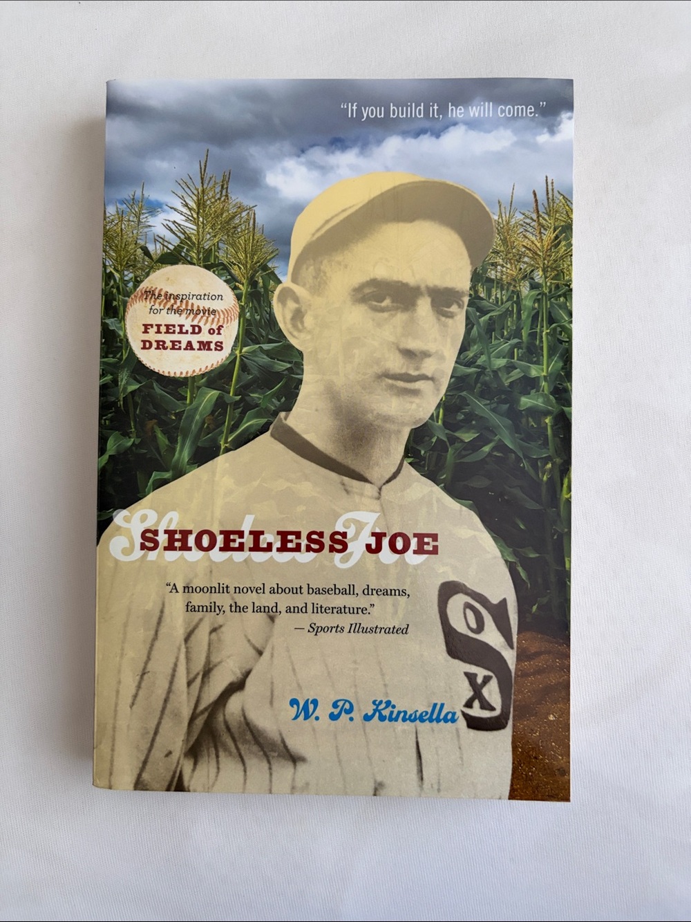 Shoeless Joe Paperback Book - Tan/Cream Cover